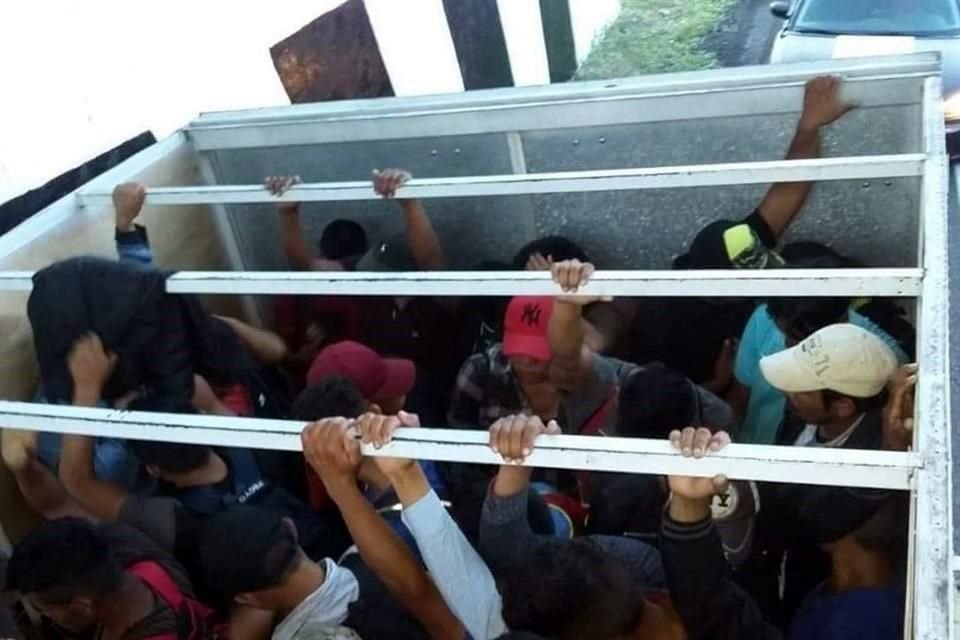 Los extranjeros fueron llevados al Instituto Nacional de Migración para retornar a sus países.