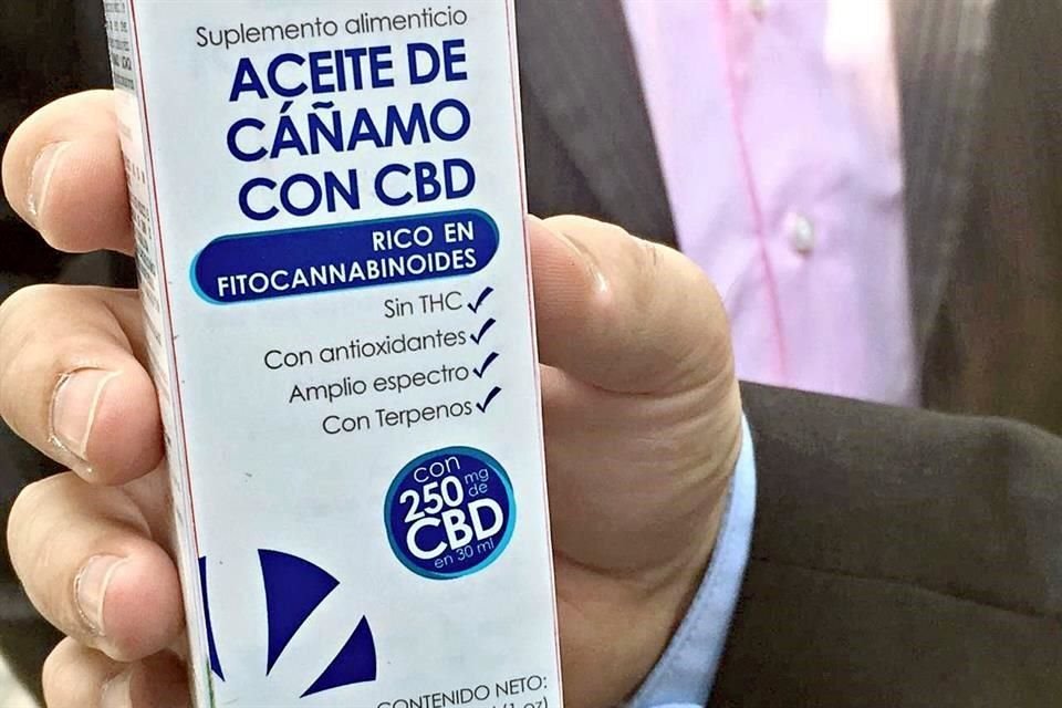 Suplemento alimenticio con mariguana.