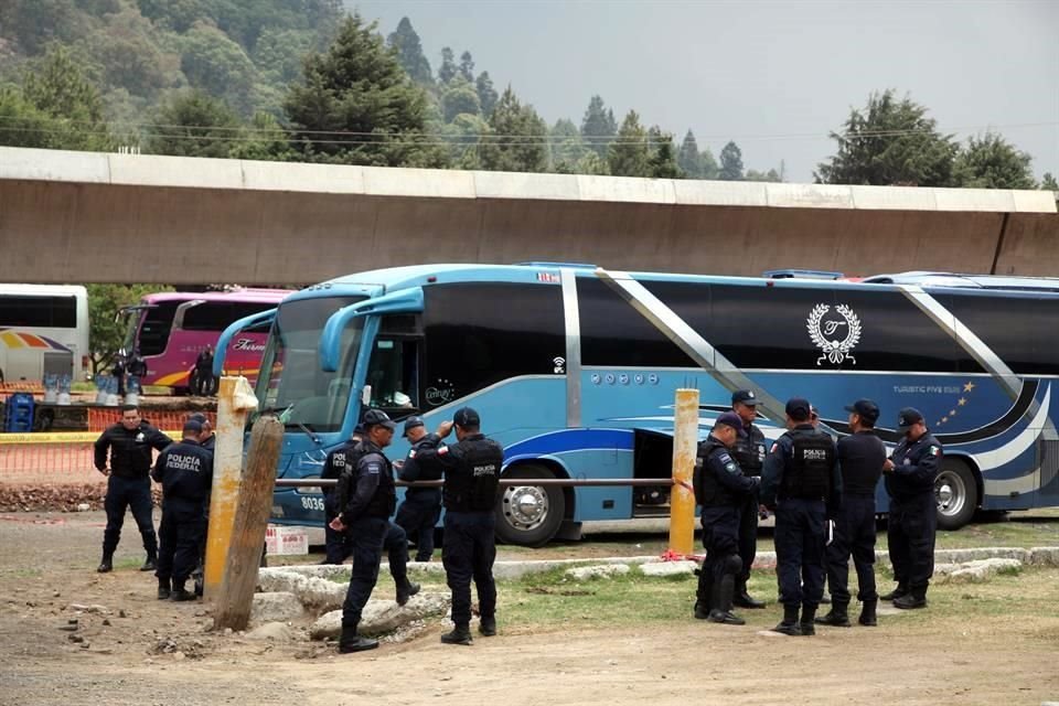 La Policía Federal y del Estado de México resguardarán las obras.