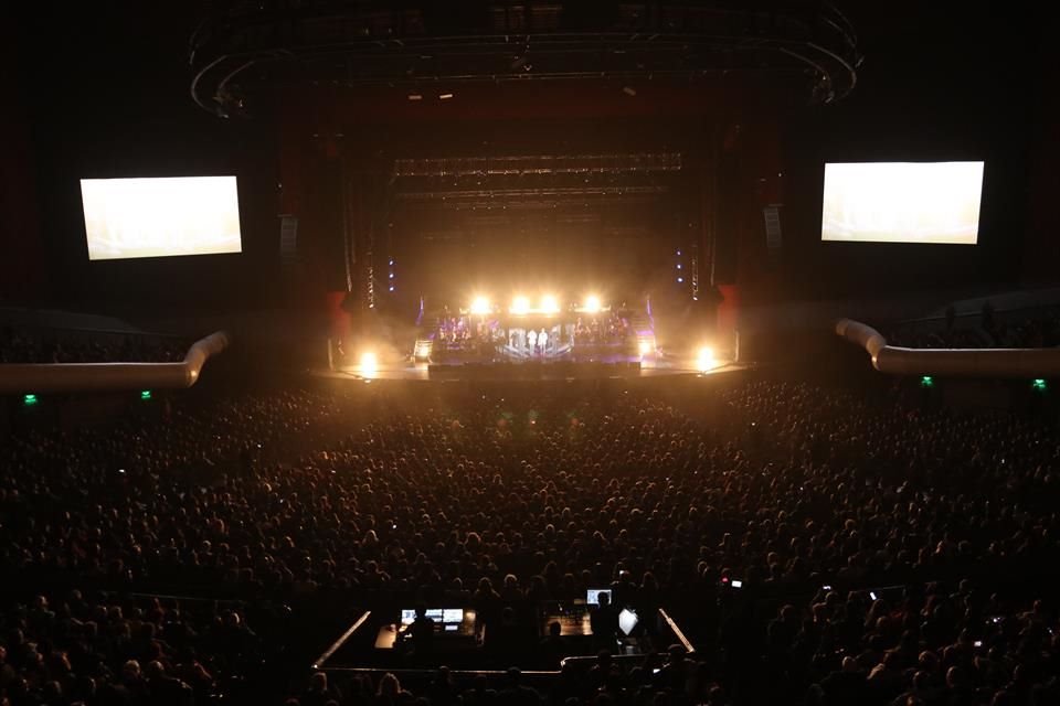 El Auditorio Nacional se llenó a casi 90 por ciento de su capacidad.