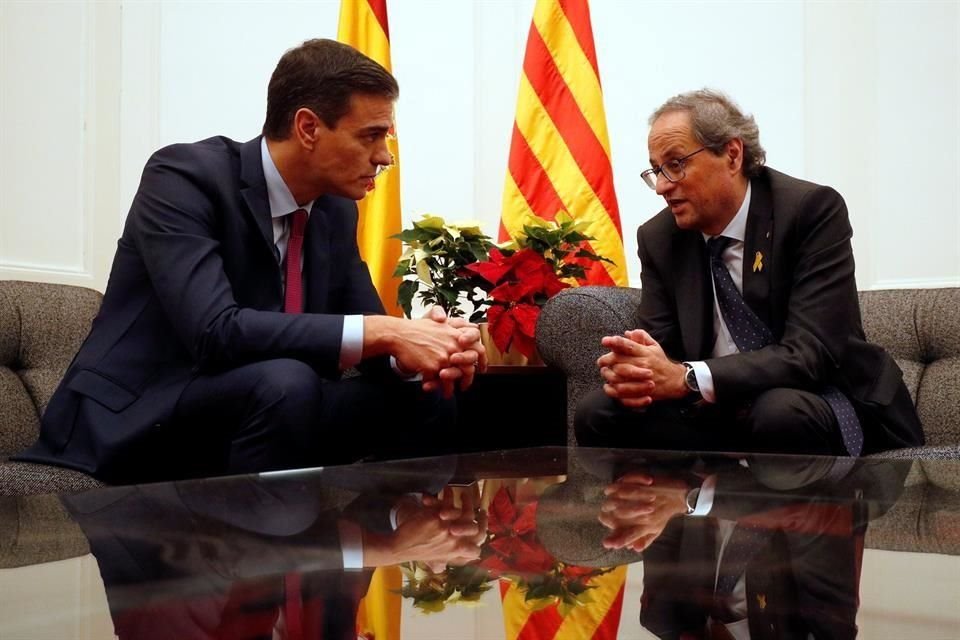 El Presidente español y el líder de Cataluña acordaron hallar una solución a la crisis desatada tras un fallido intento separatista en 2017