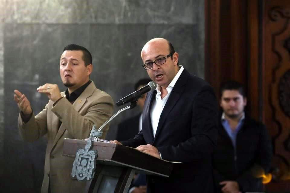 Marco Valerio Pérez, Secretario del Trabajo en Jalisco.