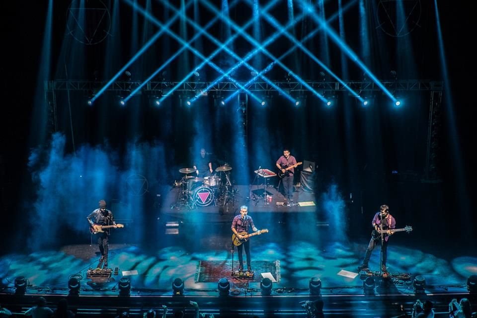 La banda ofreció más de dos horas de música.