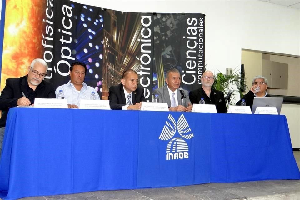 Autoridades del Instituto a Nacional de Astrofísica, Óptica y Electrónica y de Seguridad Pública de Puebla anunciaron las medidas a implementarse en el GTM y el HAWC.