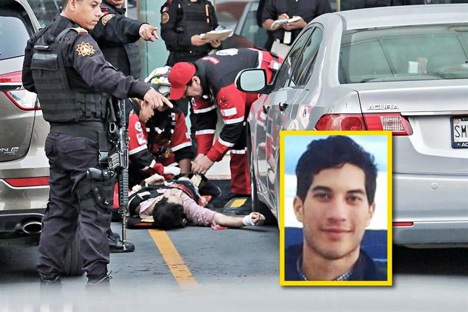 David Alberto Yarte Carranza, de 24 años, fue baleado la tarde de ayer en el estacionamiento de la Plaza Tanarah, en San Pedro.