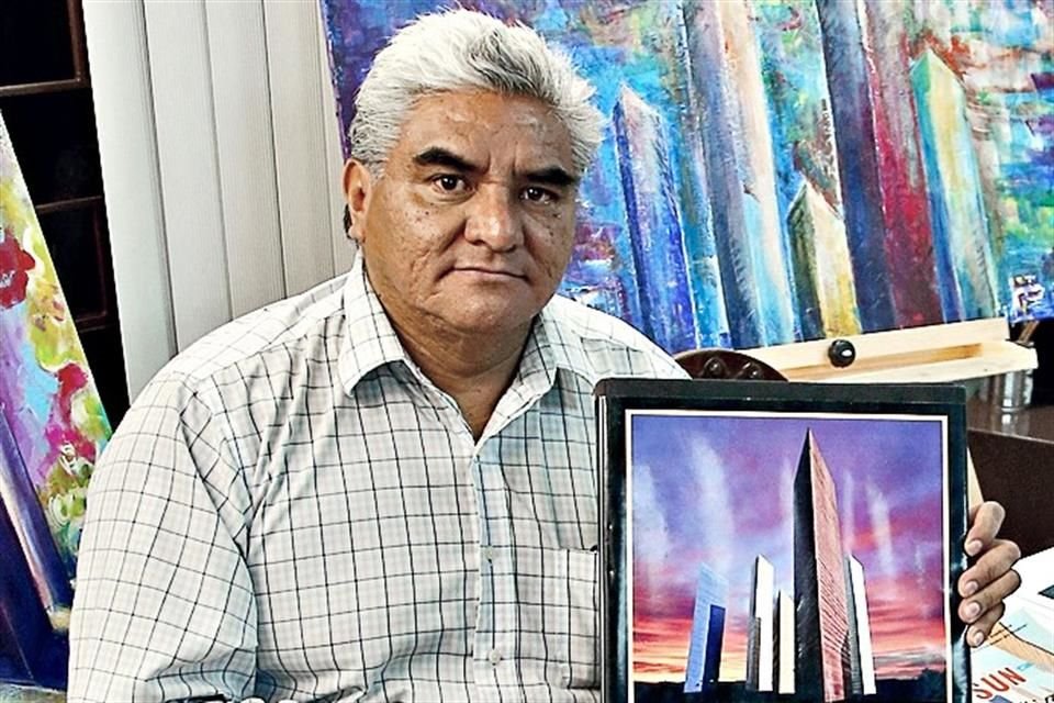 Cuauhtémoc Rodríguez, presidente de Fomento Cultural Torres de Satélite A. C., negó se buscara lucrar con el nombre del artista Mathias Goeritz.