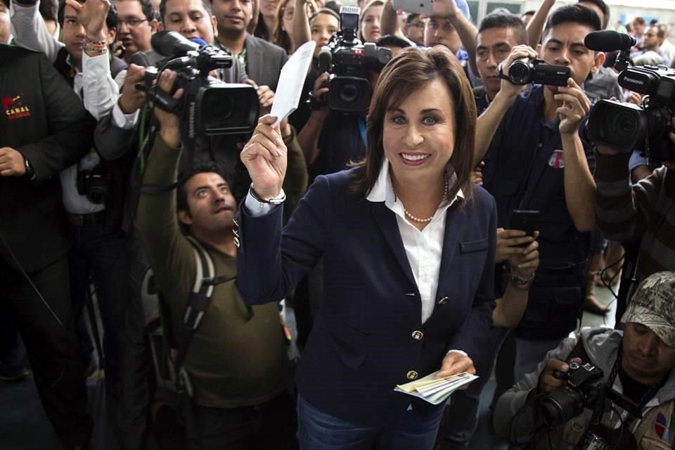 La ex Primera Dama Sandra Torres compitió también a la presidencia en 2015.