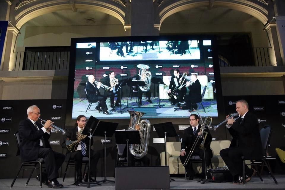 La interpretación de 'Canzona Per Sonare', del compositor y organista Giovanni Gabrieli, trasladó a los asistentes al foro a la icónica Basílica de San Marcos de Venecia.