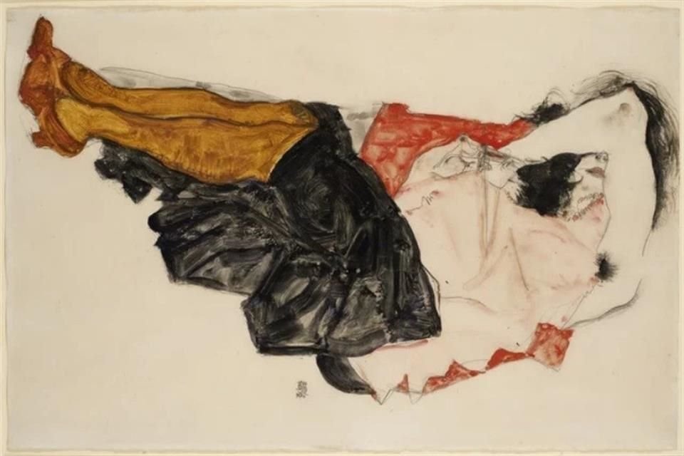 'Mujer escondiendo su rostro' (1912), de Egon Schiele, fue una de las obras devueltas a los herederos del artista y empresario austríaco-judío Franz Friedrich Grunbaum.