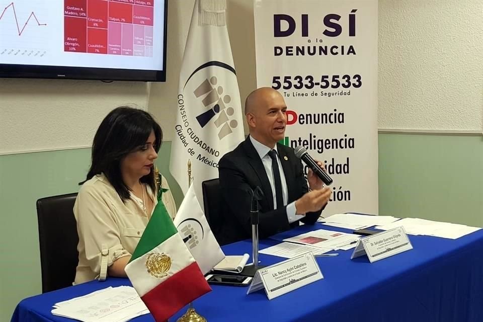 Salvador Guerrero, presidente del Consejo, presentó datos de fraudes en la CDMX.