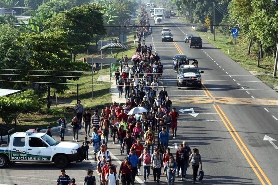 Morales pidió que se declaren víctimas de delito en territorio mexicano a los 116 migrantes por ser detenidos por los uniformados fuera de sus atribuciones.