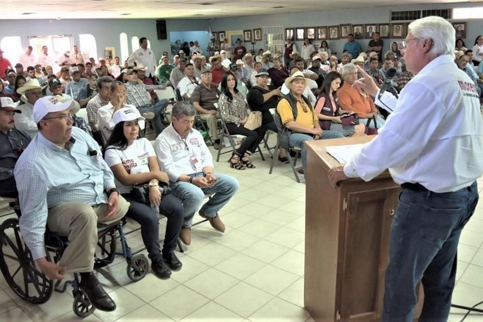 'Que quede claro, si no hay agua, no hay Constellation', dijo el candidato morenista.