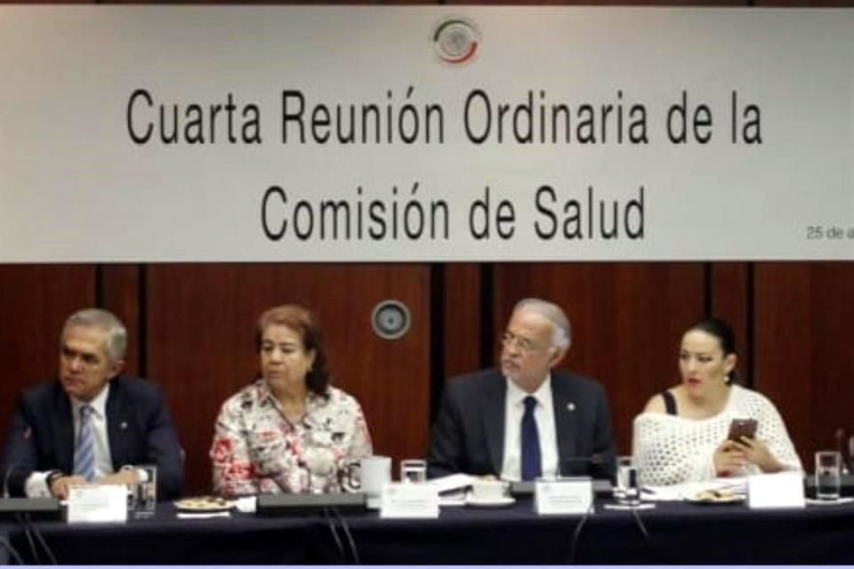 Aspecto de la sesión de la Comisión de Salud.