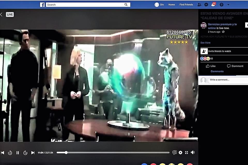 La cinta se transmitió en Facebook antes de su estreno.
