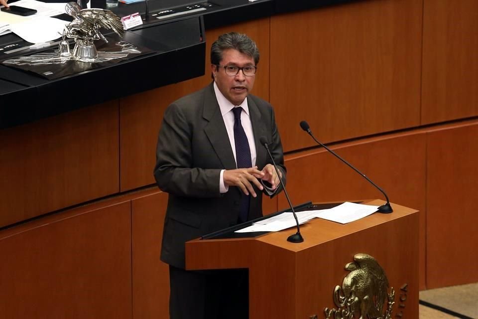 Ricardo Monreal, coordinador de Morena en el Senado.