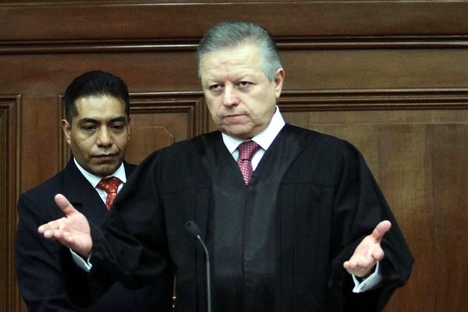 Arturo Zaldívar, Ministro Presidente del máximo tribunal del País.