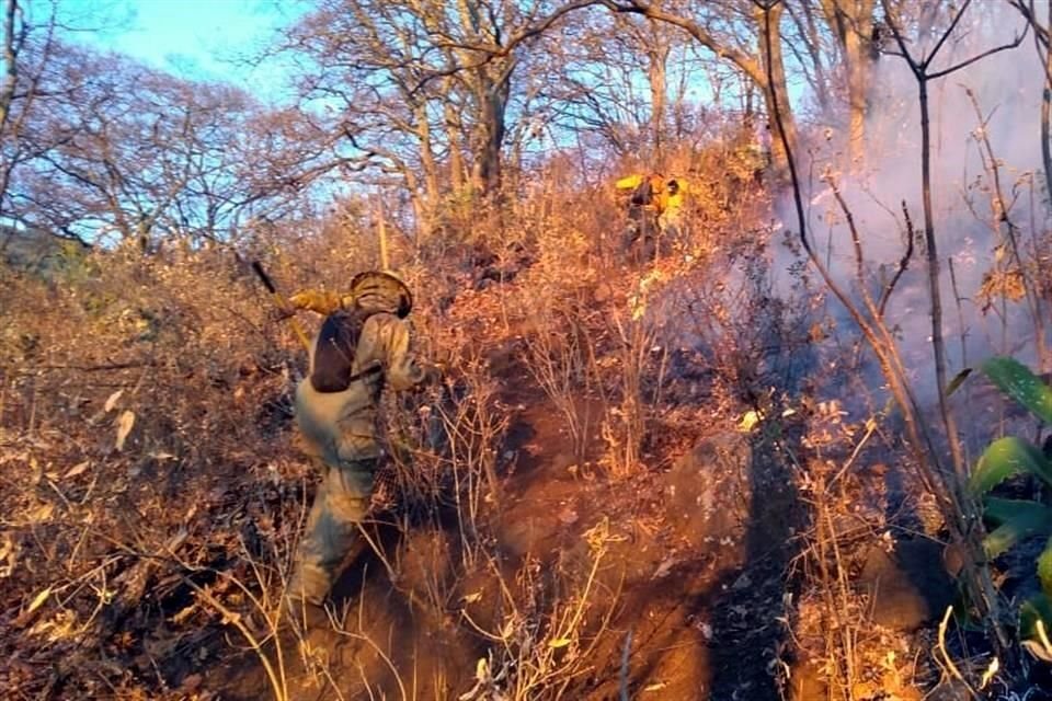 Ambos lugares están cerca de Las Mesitas, incendio que inició el domingo a las 15:48 horas y se liquidó el lunes a las 21:37. 