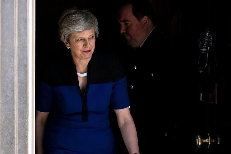 La Primera Ministra británica, Theresa May este martes en Londres.