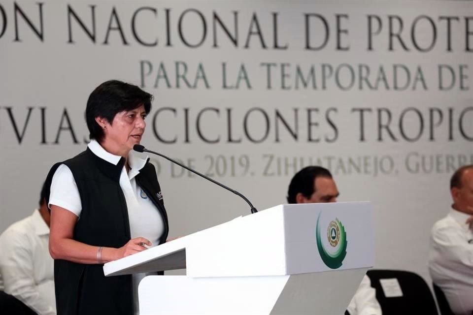 La titular de la Conagua informó del pronóstico durante la Reunión Nacional de Protección Civil, celebrada en Zihuatanejo.