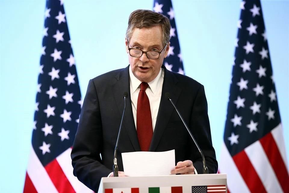 El representante comercial de EU, Robert Lighthizer, se opuso a aranceles contra México; asegura que medida pone en riesgo T-MEC, según WSJ.