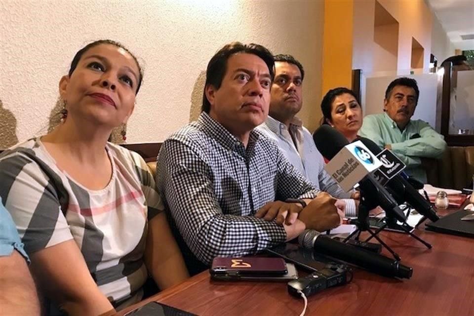 'Simplemente estaremos observando que se lleve todo en paz, apegado a la legalidad', dijo Delgado.