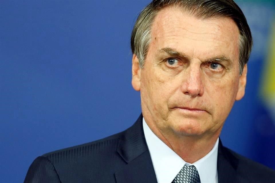 El Presidente brasileño, Jair Bolsonaro, durante una reunión el pasado 21 de mayo.