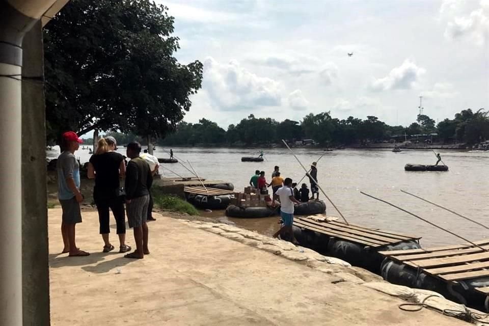 Balseros siguen operando en la zona.