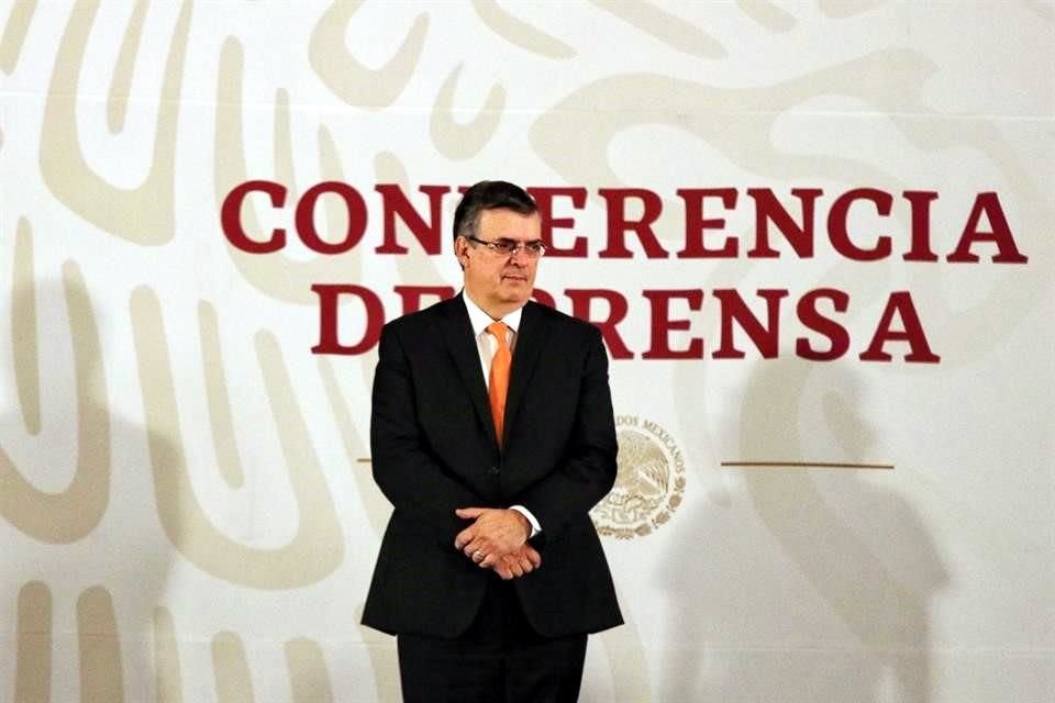 El Canciller defendió el despliegue de la Guardia Nacional en la frontera sur.