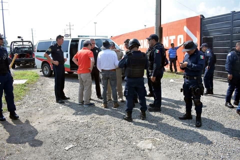 Los extranjeros intentaron salir del inmueble, establecido como una extensión de la Estación Migratoria Siglo 21 para desahogar el hacinamiento.