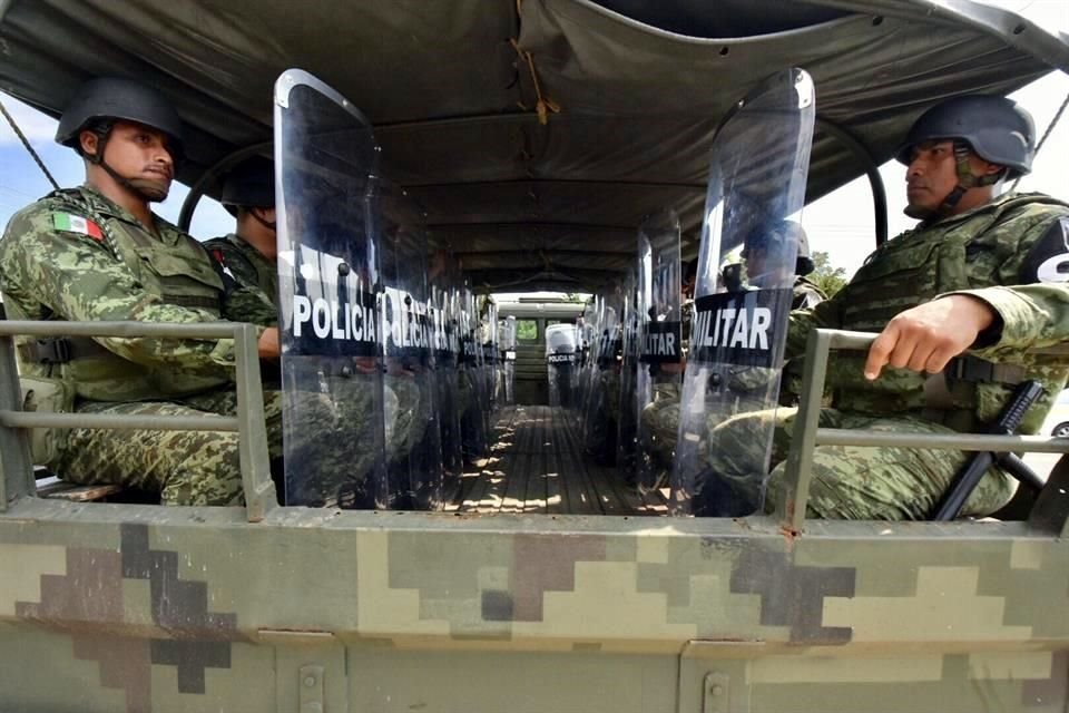 Elementos de la Guardia Nacional fueron desplegados al norte y sur del País.