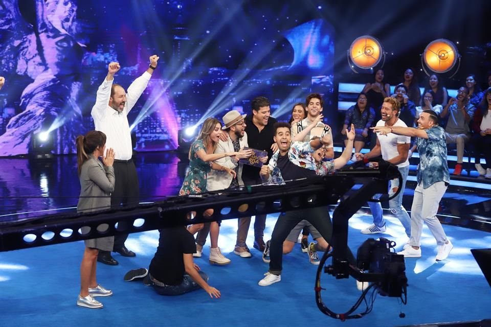 La grabación se llevó a cabo la mañana del martes.