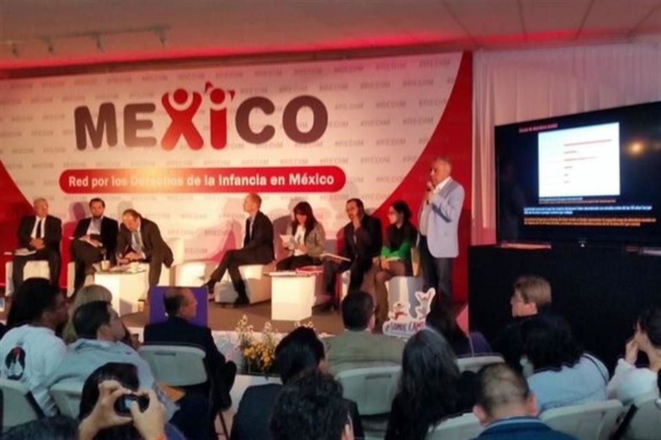 En la presentación del informe La Infancia Cuenta en México 2018.