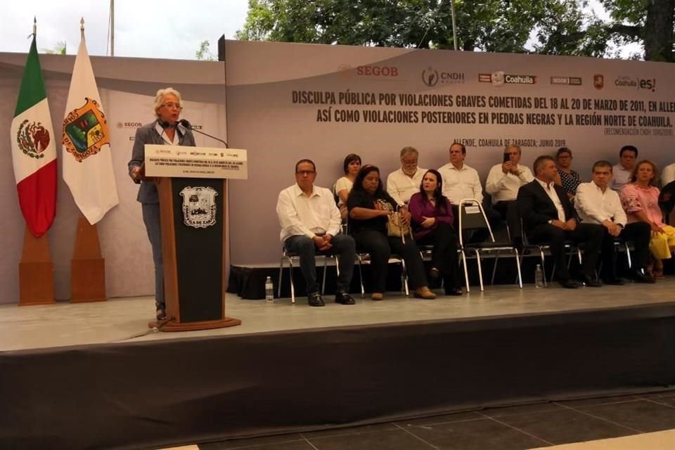 El evento fue realizado en la plaza principal de Allende.