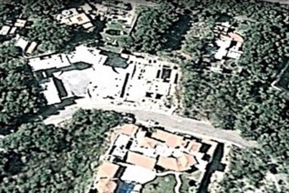 Así se veía en 2012 el terreno donde Alejandro Moreno edificó su mansión entre 2015 y 2017.