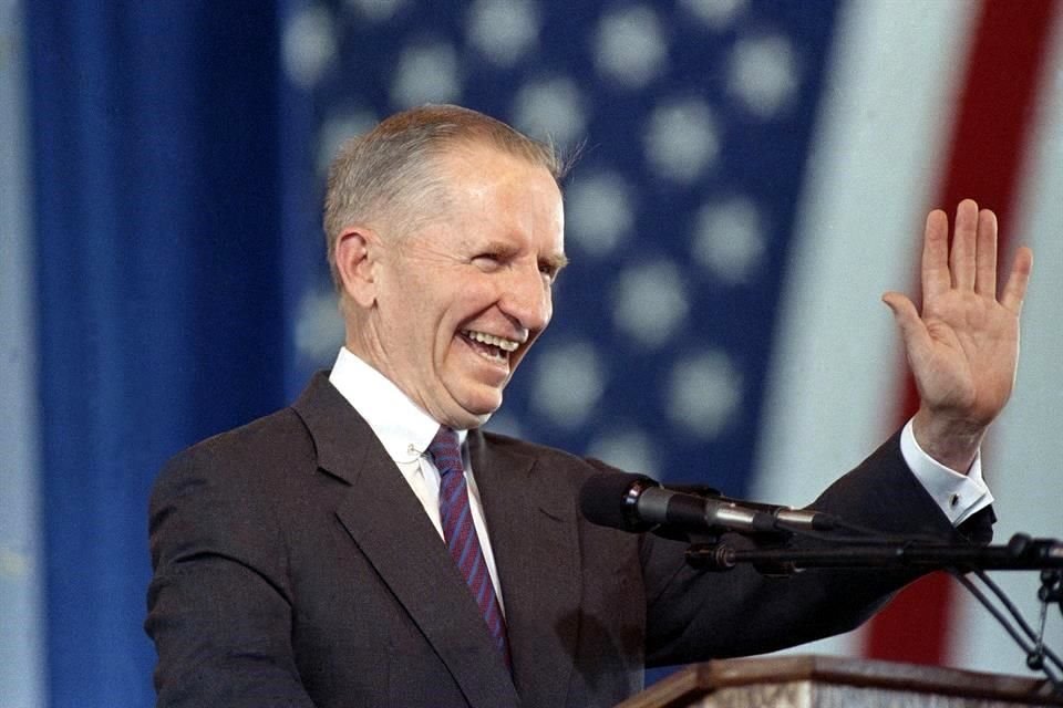 Ross Perot, multimillonario que se postuló dos veces para la Presidencia de EU por la vía independiente, murió a los 89 años.