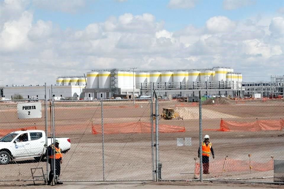 Instalaciones de la empresa cervecera estadounidense Constellation Brands en Mexicali, Baja California.