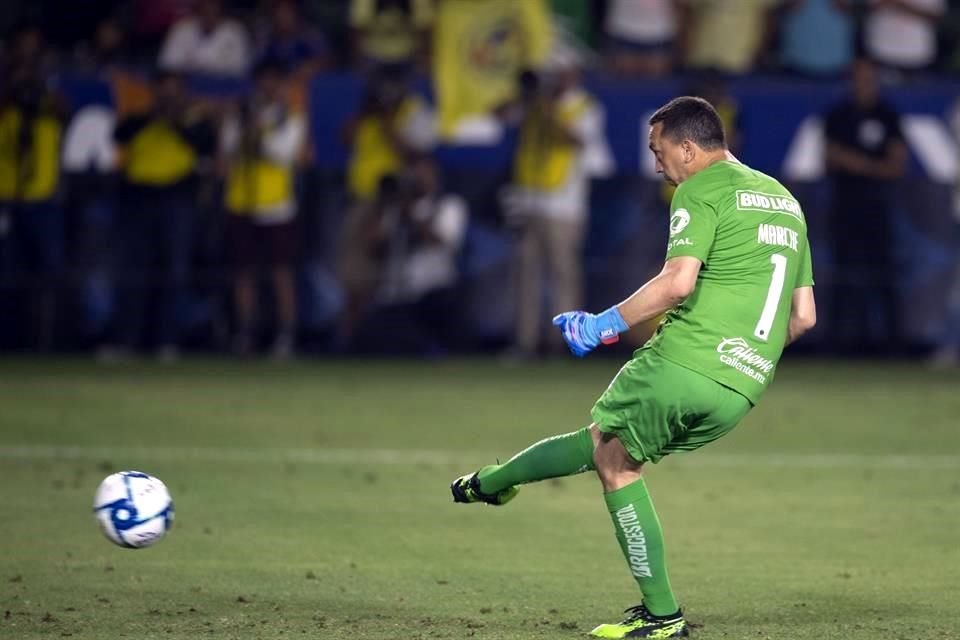 Agustín Marchesín marcó el penal del triunfo.