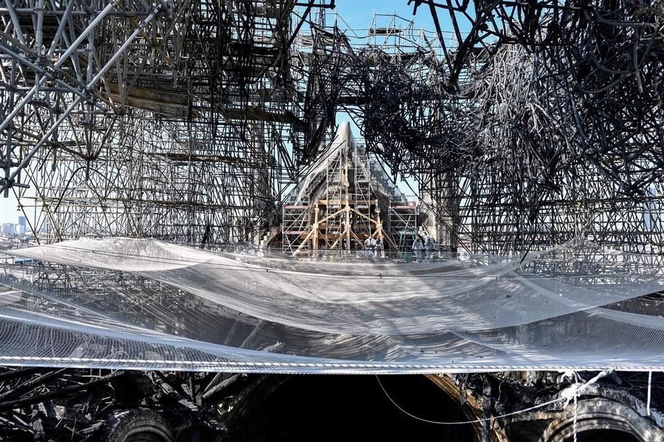 La Catedral de Notre Dame, en París, sufrió un incendio hace tres meses.