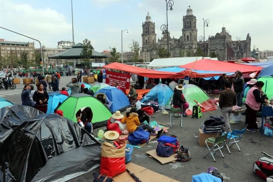 Los inconformes pertenecen a organizaciones como la UNTA y la CIOAC.