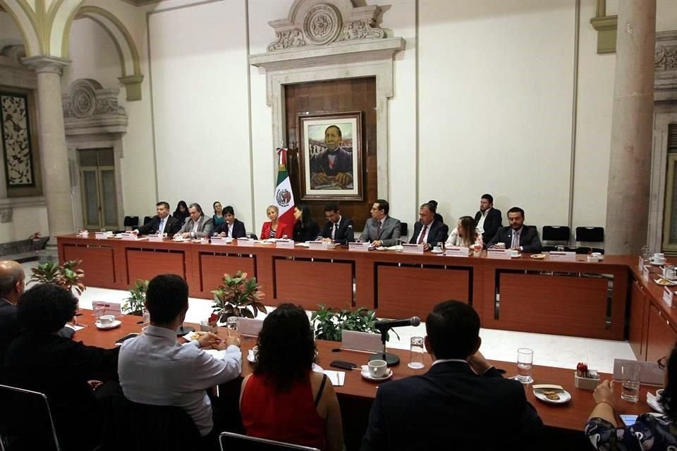 En la presentación del informe sobre la visita a comunidades de desplazados en el Estado de Chiapas.