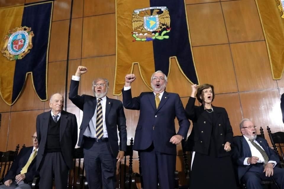 Enrique Graue asistió a la ceremonia de inicio de clases de la UNAM.