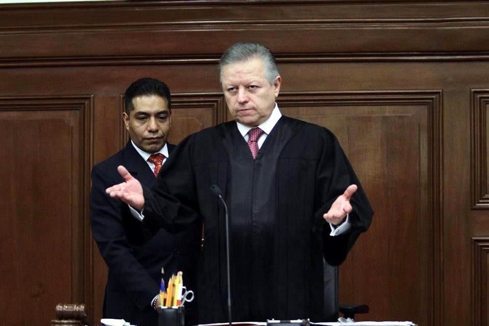 Arturo Zaldívar, presidente de la Corte.