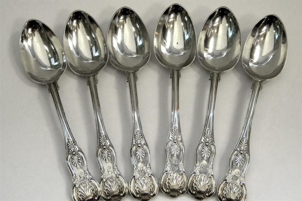 Las cucharas de la época victoriana, en Inglaterra, destacan por sus intrincados diseños.