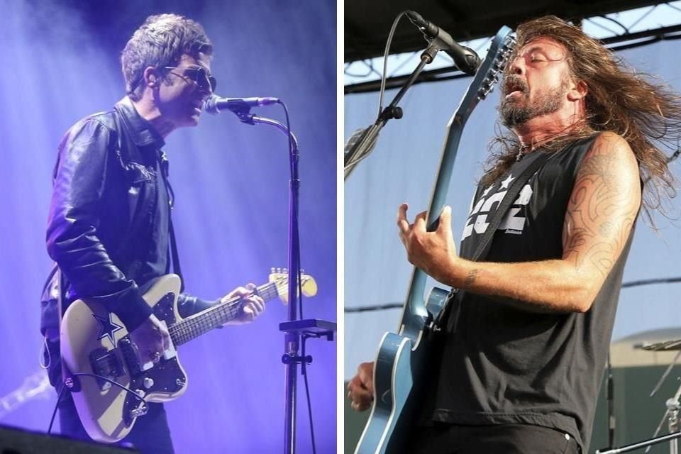 Noel Gallagher hizo el comentario en respuesta a las declaraciones que Dave Grohl hizo el fin de semana en el festival de Reading, Inglaterra.