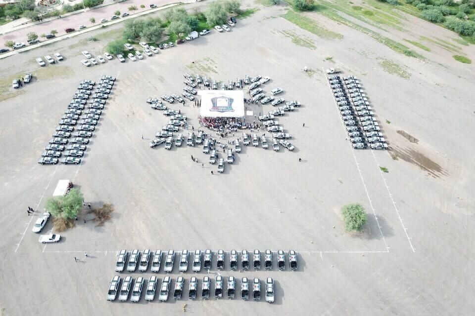 Esta semana entraron en operación 152 nuevas patrullas para reforzar la estrategia contra la violencia en Sonora.