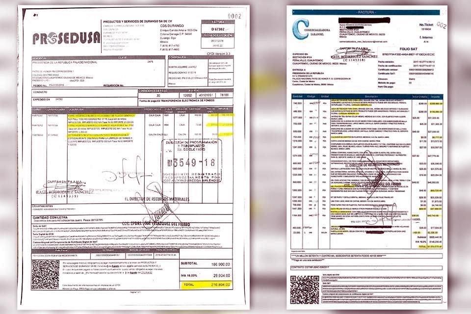 Informó que existen facturas que respaldan esos gastos, por lo que presentarán denuncias hacia éstos.