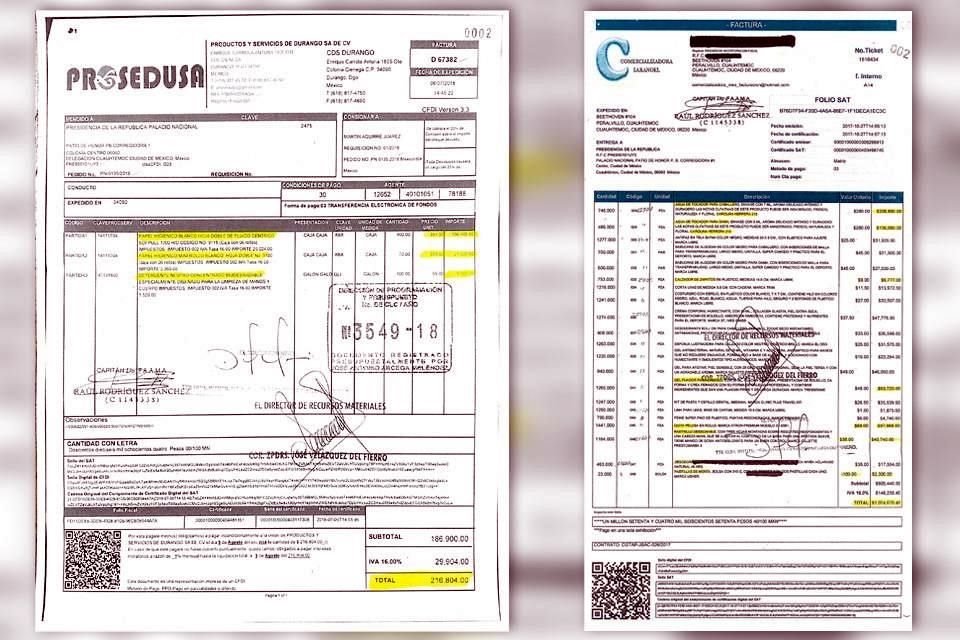 Informó que existen facturas que respaldan esos gastos, por lo que presentarán denuncias hacia éstos.