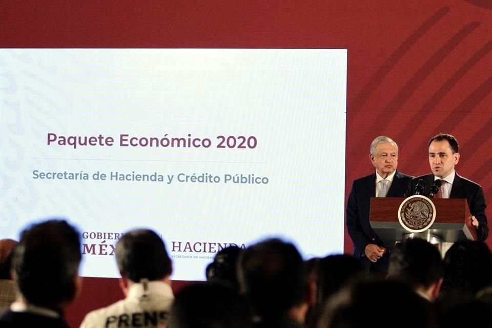 El Secretario de Hacienda, Arturo Herrera, presentó hoy detalles del Paquete Económico 2020.