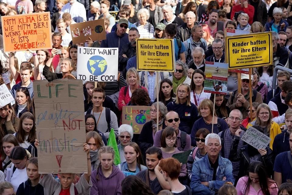 Protesta en Alemania.