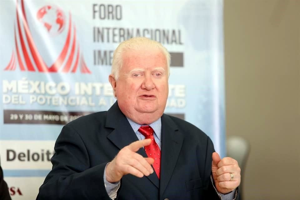 Gregorio Vázquez Alanís, presidente del comité técnico de sistema financiero del IMEF, Grupo Monterrey.